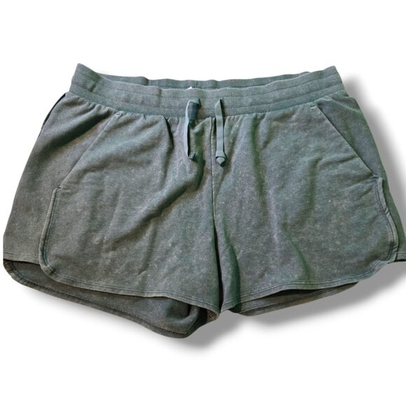 All in Motion shorts women Medium green drawstring pockets athletic - Picture 1 of 6